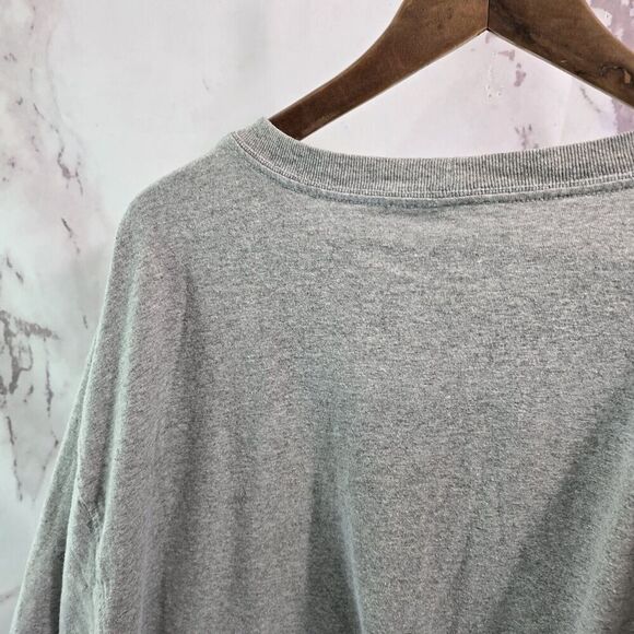 Carhartt T Shirt Mens 2XL Tall Grey Pocket Loose Fit Tee Short Sleeve - Picture 6 of 10